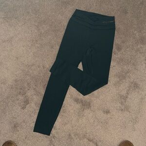Whitney Simmons X Gymshark leggings, dark green